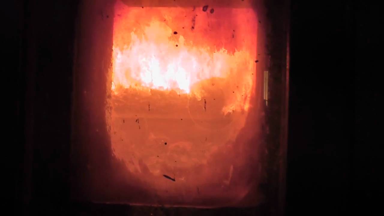 Short peep inside a active garbage incinerator.-incinerator design
