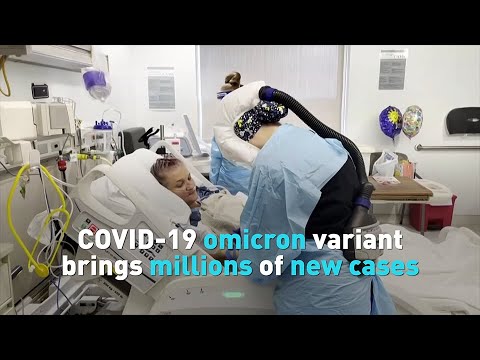 COVID-19 omicron variant brings millions of new cases-Omicron variant