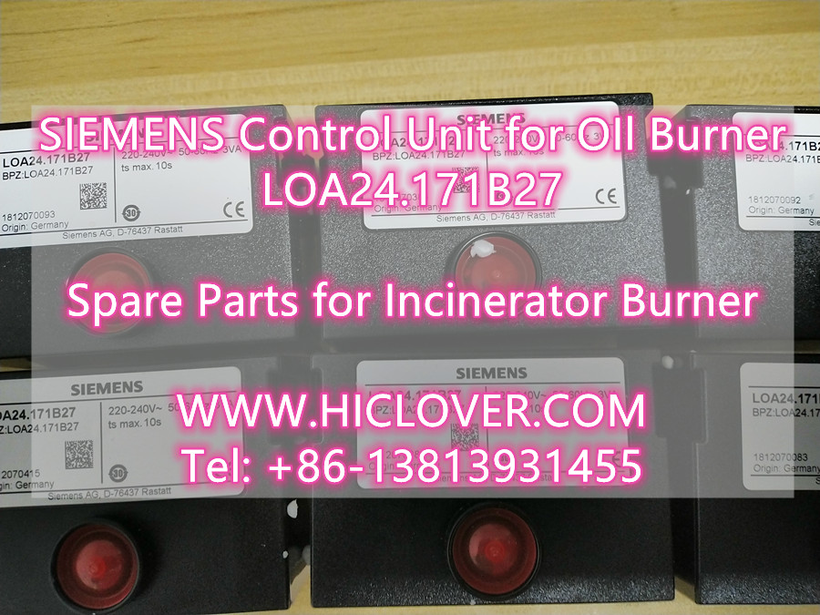 SIEMENS Control Unit for OIl Burner  LOA24.171B27  Spare Parts for Incinerator Burner