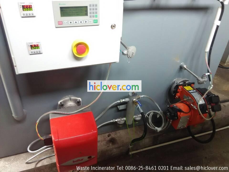 HICLOVER Incinerator medical waste diesel incinerator