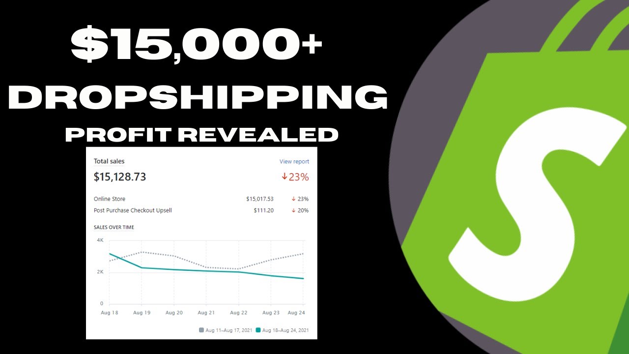 Making $15,000+ Dropshipping In One Week On Shopify-shopify