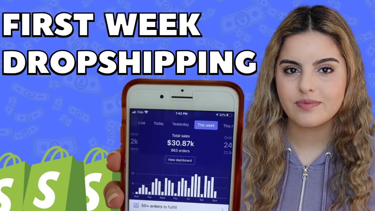 I Tried Shopify Dropshipping For 1 Week (From Scratch)-shopify