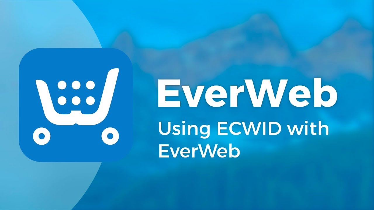 Using ECWID with EverWeb to Create an eCommerce Web Store-ecwid