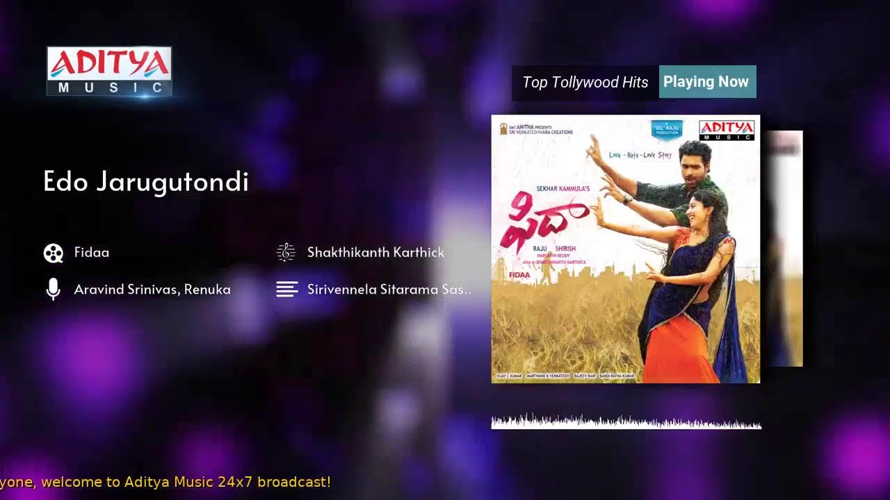 Top Tollywood Hits | Telugu Latest  Hits | Aditya Music 24×7 live Music