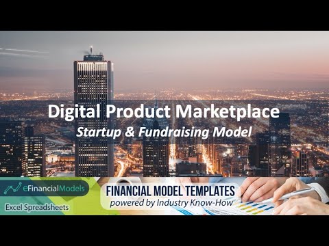 Digital Product Marketplace Financial Model Walkthrough natural video