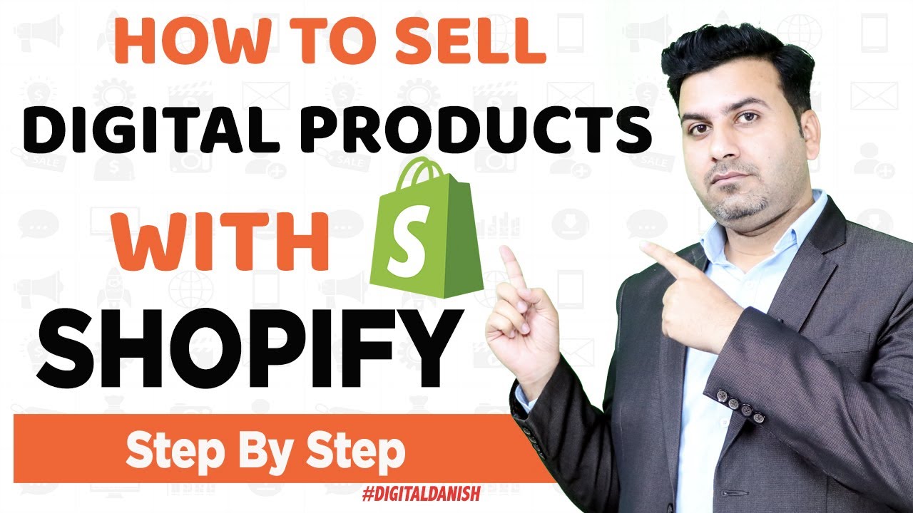 Sell Digital Product On Shopify Step By Step Tutorial Hindi- 2020 | Digital Danish natural video
