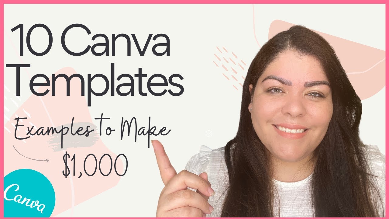 How To Create Canva Templates To Sell Online As Digital Products And Make Over $1,000 Per Month natural video