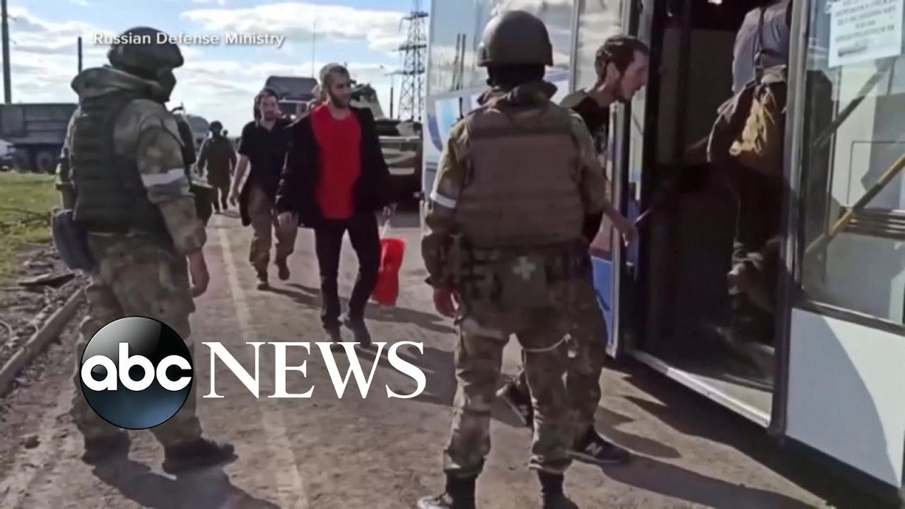 Ukrainian troops leave steel plant in Mariupol l GMA-ukraine