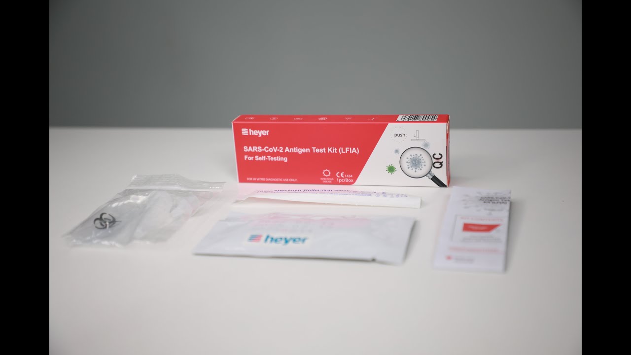 Heyer SARS-CoV-2 Antigen Test Kit （LFIA） For Self-Testing Unboxing Video-SARS-CoV-2
