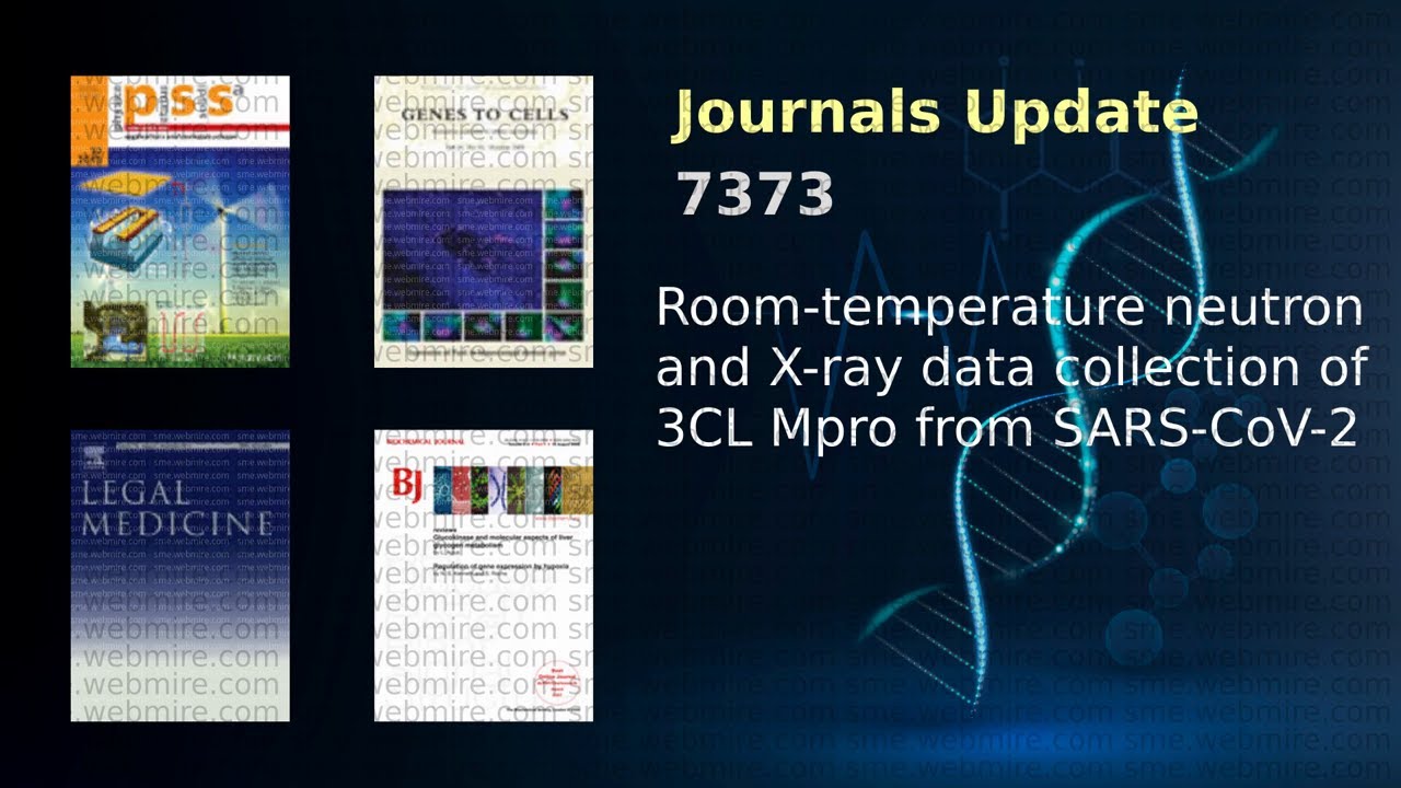 Room-temperature neutron and X-ray data collection of 3CL Mpro from SARS-CoV-2-SARS-CoV-2