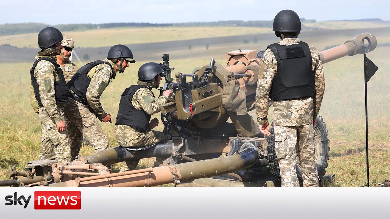Secret training of Ukrainian troops on big guns in UK-ukraine